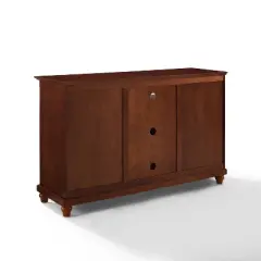 Cambridge Full Size TV Stand for TVs up to 60" Dark Brown - Crosley