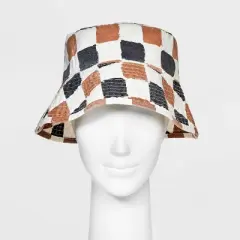 Women's Ascot + Hart Graphic Checkered Hat