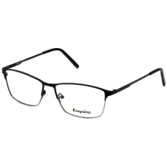 Esquire Designer Stainless Steel Reading Glasses EQ1522 BLACK 55 mm CHOOSE POWER