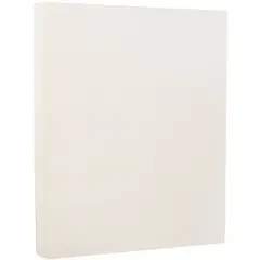 JAM Paper 8.5"x11" Strathmore Cardstock 88lb 50 Sheets Natural White Laid