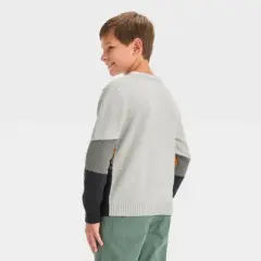 Boys' Mountain Scape Graphic Pullover Sweater - Cat & Jack&trade; Gray