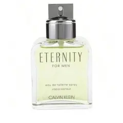 Eternity By Calvin Klein Men Jasmine, Basil, Orange Blossom, Lily, Sandalwood Edt Spray 3.4 Oz *Tester