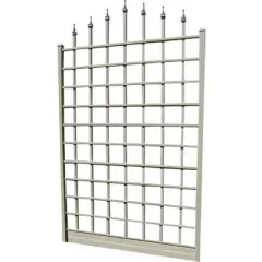 96" Winchester Vinyl Trellis - Mocha - Dura-Trel