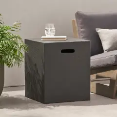 Christopher Knight Home Hearth Outdoor 20" Lightweight Concrete Propane Tank Cover