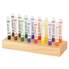 Kaplan Early Learning Tabletop Marker Stand - Holds up to 16 Markers
