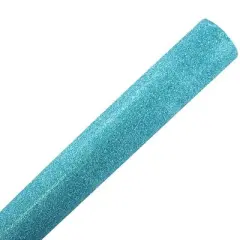 JAM PAPER Aqua Blue Glitter Gift Wrapping Paper Roll - 1 pack of 25 Sq. Ft.: Teal Birthday & Christmas Wrap