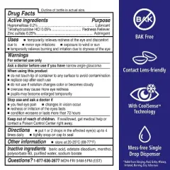 Rohto Ice All-in-One Multi-Symptom Relief Cooling Eye Drops - 0.4 fl oz
