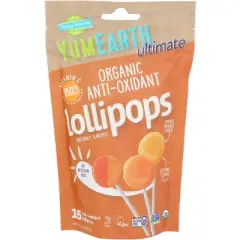 YumEarth Lollipop Antioxidant Organic - Case of 6 - 3.3 oz