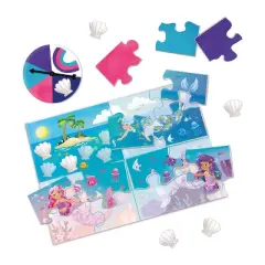Peaceable Kingdom Mermaid Tide Board Game: Creative Play for 2-4 Players, Emotional Development Focus, 10-Minute Gameplay