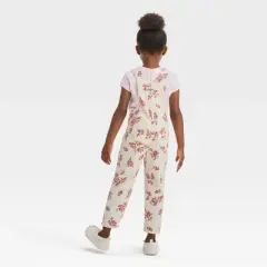 OshKosh B'gosh Toddler Girls' Floral Overalls