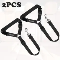 2 Packs Dog Cat Safety Seat Belt Strap Car Headrest Restraint Dog Restraints Vehicle Seatbelts Harness