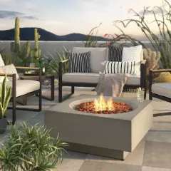 Pipestone LP Square Fire Pit - Gray - Project 62&trade;