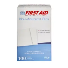 American White Cross Non-Stick Wound Pad, Sterile