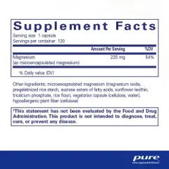 Pure Encapsulations UltraMag Magnesium - Supports Metabolism, Energy Production, Bones, Muscle Relaxation, and Cardiovascular Health - 120 Capsules