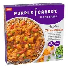 Purple Carrot Vegan Frozen Plant-Based Vegetable Tikka Masala - 10.75oz