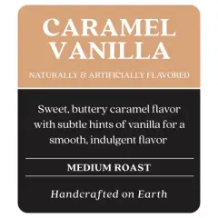 Copper Moon Caramel Vanilla Flavored Blend Medium Roast Ground Coffee - 12oz
