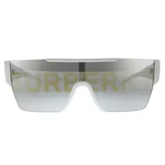 Burberry BE 4291 3007/H Unisex Rectangle Sunglasses White 38mm