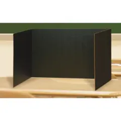 Pacon&reg; Privacy Boards, Black, 48" x 16", 4 Boards