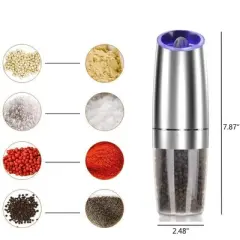 MOVSSOU Electric Salt and Pepper Grinder Set of 2