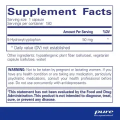 Pure Encapsulations 5-HTP 50 mg - 5-Hydroxytryptophan Supplement for Brain, Eating Behavior, and Serotonin Support*