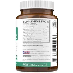 Advanced Irish Sea Moss Capsules, Digestive & Immune System Support, Health's Harmony, 60, 120 or 180ct