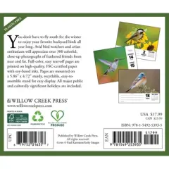 Willow Creek Press 2026 Backyard Birds Box Calendar