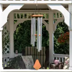 Nature's Melody Premiere Grande Wind Chimes - 6-Tube E Pentatonic Scale Outdoor Windchime