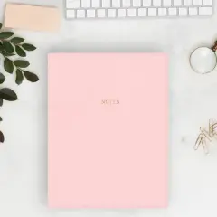 Day Designer Faux Leather Padfolio Blush