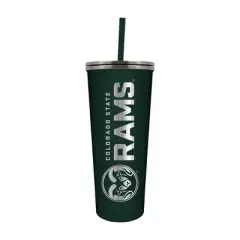 NCAA Colorado State Rams 24oz Skinny Tumbler with Straw