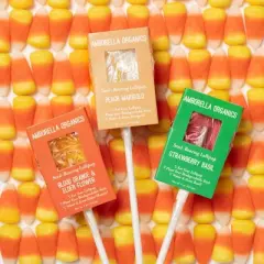 Amborella Organics 8pk Spooky Season Seed-Bearing Lollipops Flower Seeds