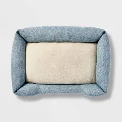 Cuddler Dog Bed - L - Blue - Boots & Barkley&trade;