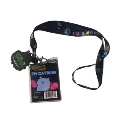 Crowded Coop, LLC Bravest Warrior I'm Catbug I'm A Bomb Lanyard