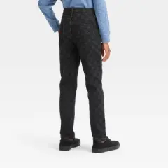 Boys' Skinny Checkered Jeans - art class&trade; Black