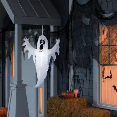 3.5' Hanging Ghost Inflatable Halloween Decoration White - Hyde and EEK! Boutique&trade;