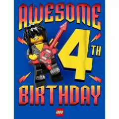 Boy's LEGO&reg; Awesome Rock Star Birthday 4 T-Shirt