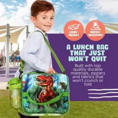 Toy To Enjoy Dinosaur Kids Lunch Bag and Bottle
