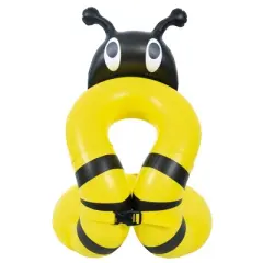 Pool Central 16" Inflatable Honey Bee Swimming Pool Vest - Age 2-6