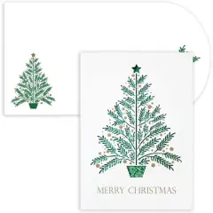 Christmas Tree Laser Cut Masterpiece Studios Holiday Cards 2019