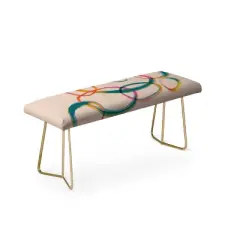 ThirtyOne Illustrations Love and Aberration Bench Pink - Deny Designs