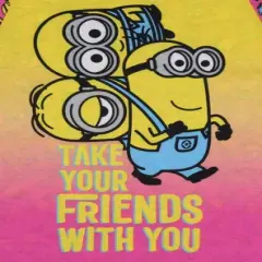 Girls' Despicable Me Minions Take Your Friends With You Nightgown Pajama Multicolored
