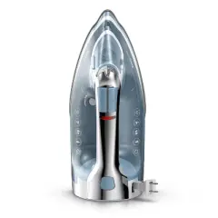 BLACK+DECKER Steam Iron Retractable Cord Gray: 1200W Nonstick Soleplate, Anti-Drip, Vertical Steam, Comfort-Grip Handle