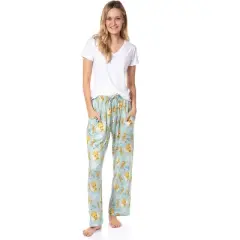 Marvel Comics Womens' I Am Groot Guardians Of The Galaxy Pajama Pants Light Blue