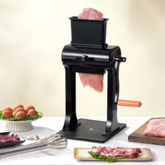 VEVOR Commercial Meat Tenderizer, Heavy Duty Stainless Steel Meat Tenderizer Machine, Quick and Easy Manual Operation Kitchen Tool, 5.8" Feed Port