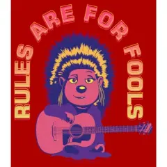 Junior's Sing 2 Ash Rules Are for Fools T-Shirt