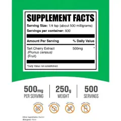 BulkSupplements Tart Cherry Extract Powder