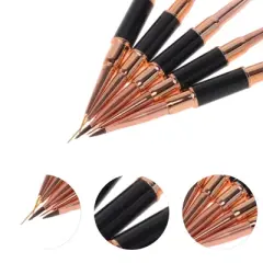 Unique Bargains Double-Ended Nail Art Brushes Kit 1 Set