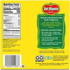 Del Monte Sliced Peaches in 100% Juice - 60oz / 4pk