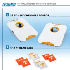 NCAA Tennessee Volunteers All-Weather Travel Cornhole Set