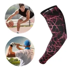 Unique Bargains Breathable Elbow Pads Elbow Protection Brace Tightening Flash Pattern for Sports 1 Pc