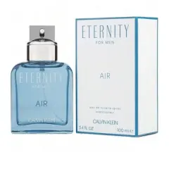 Eternity Air By Calvin Klein Men Juniper Berries, Mandarin Orange, Green Apple, Lavender, Seaweed Edt Spray 3.4 Oz